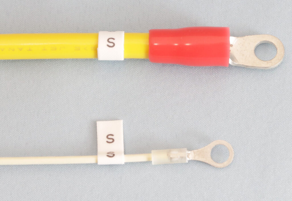 ワイヤーマーク 電線巻き付け
