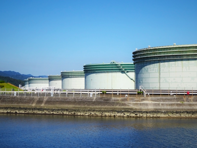 石油備蓄基地　鹿児島県