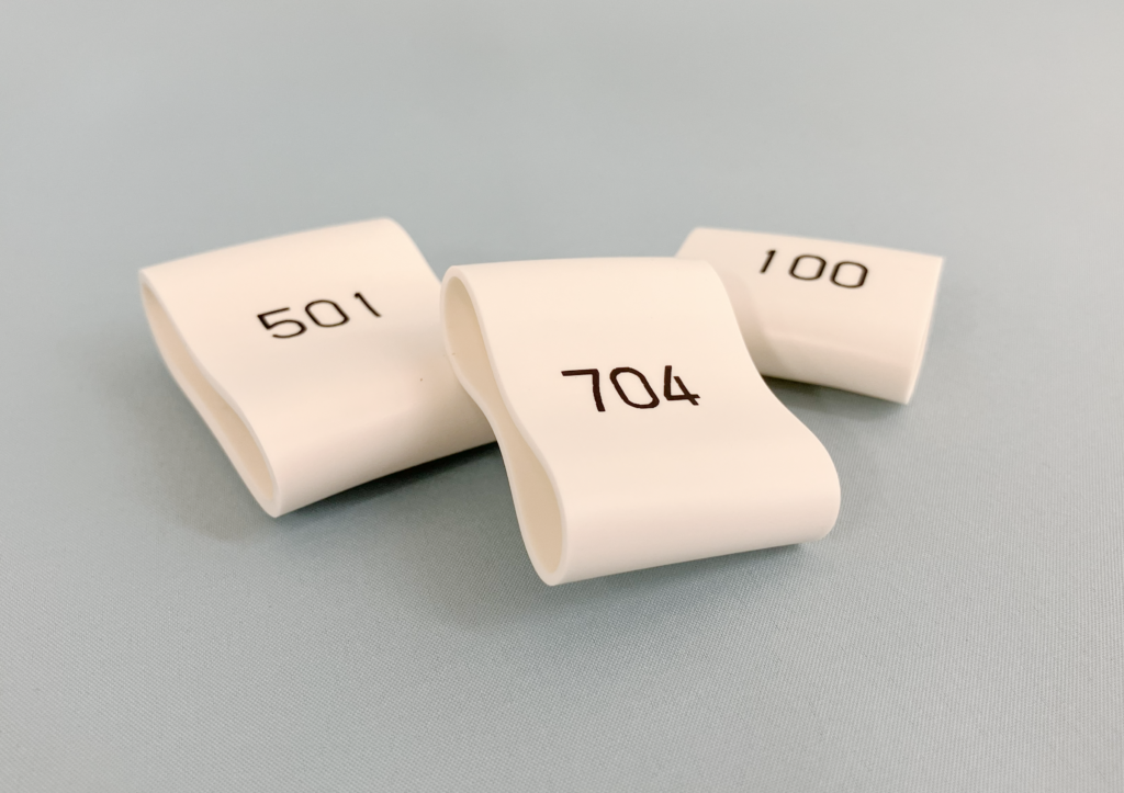 太径チューブ印字カット