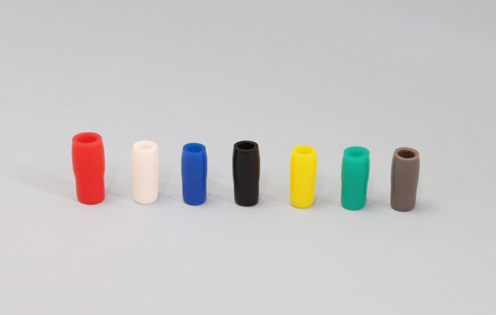 端末キャップ標準色10色中7色