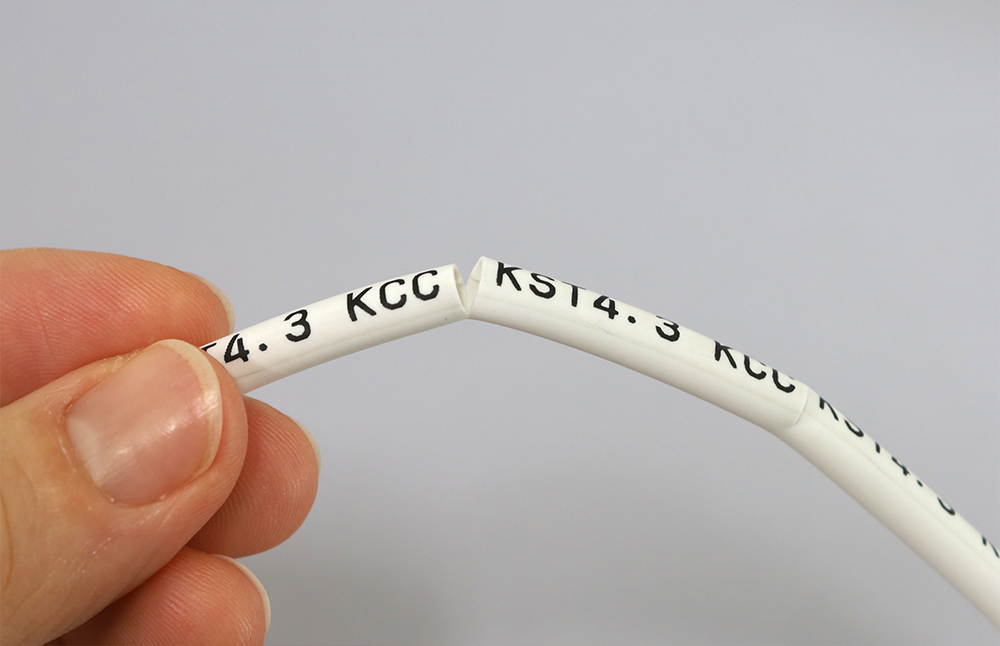 スキッドレスチューブ ハーフカット印字品