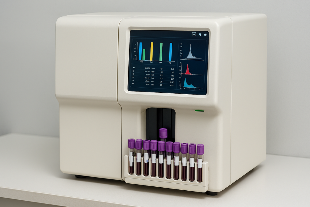 血液分析装置のイメージ写真