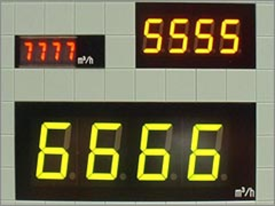 カットレス数字表示器